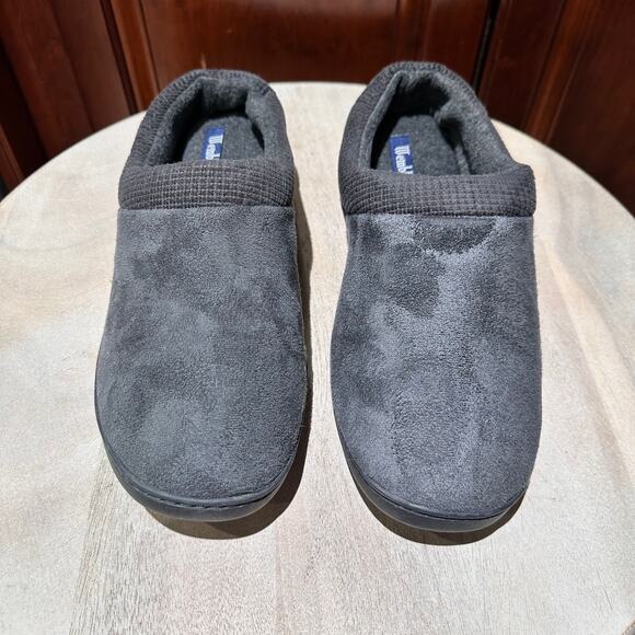 Wembley Mens Memory Foam Slippers Size 13 14 XXL Gray Indoor Outdoor Shoes New - Picture 11 of 13